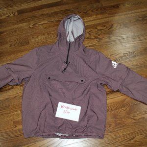 adidas anorak packable removable sleeves 3m reflective pullover